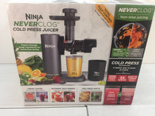 Load image into Gallery viewer, Ninja JC151 - NeverClog Cold Press Juicer - Charcoal
