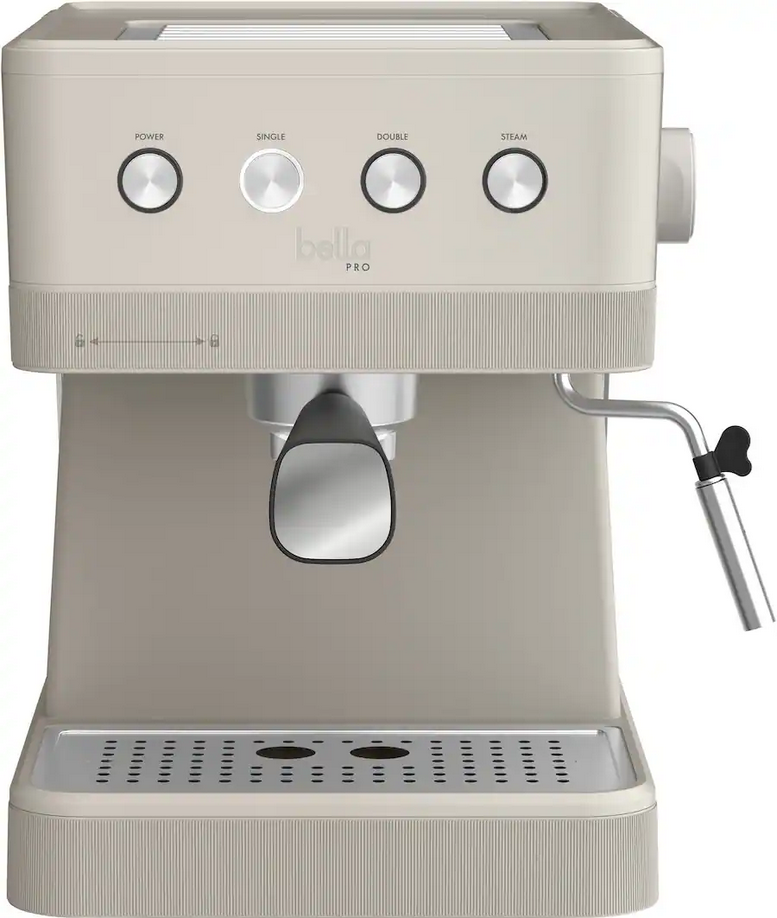 Bella Pro Barista Elite Espresso Station 20-Bars Pump Steam 90210 - Oatmilk