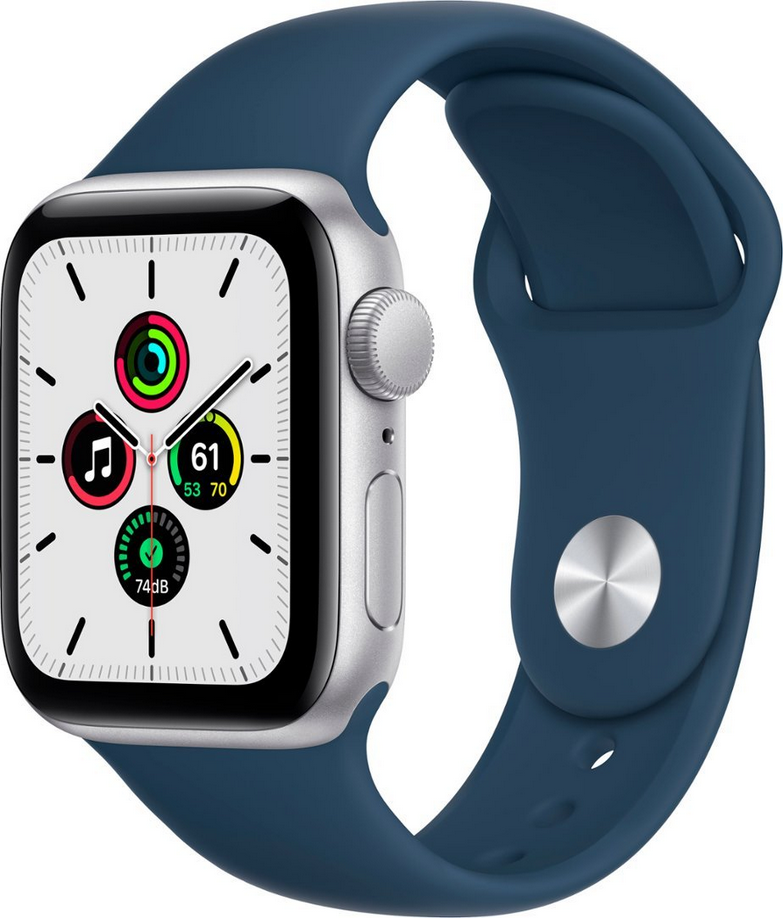 Apple Watch SE 1st Gen 40mm (GPS) Aluminum Case MKNY3LL/A, Abyss Blue Sport Band