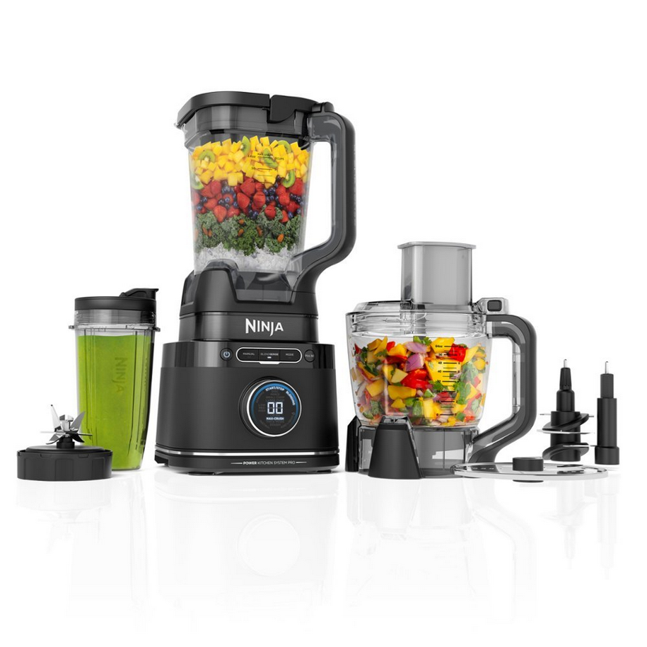Ninja TB401 Detect Kitchen System Power Blender + Food Processor Pro