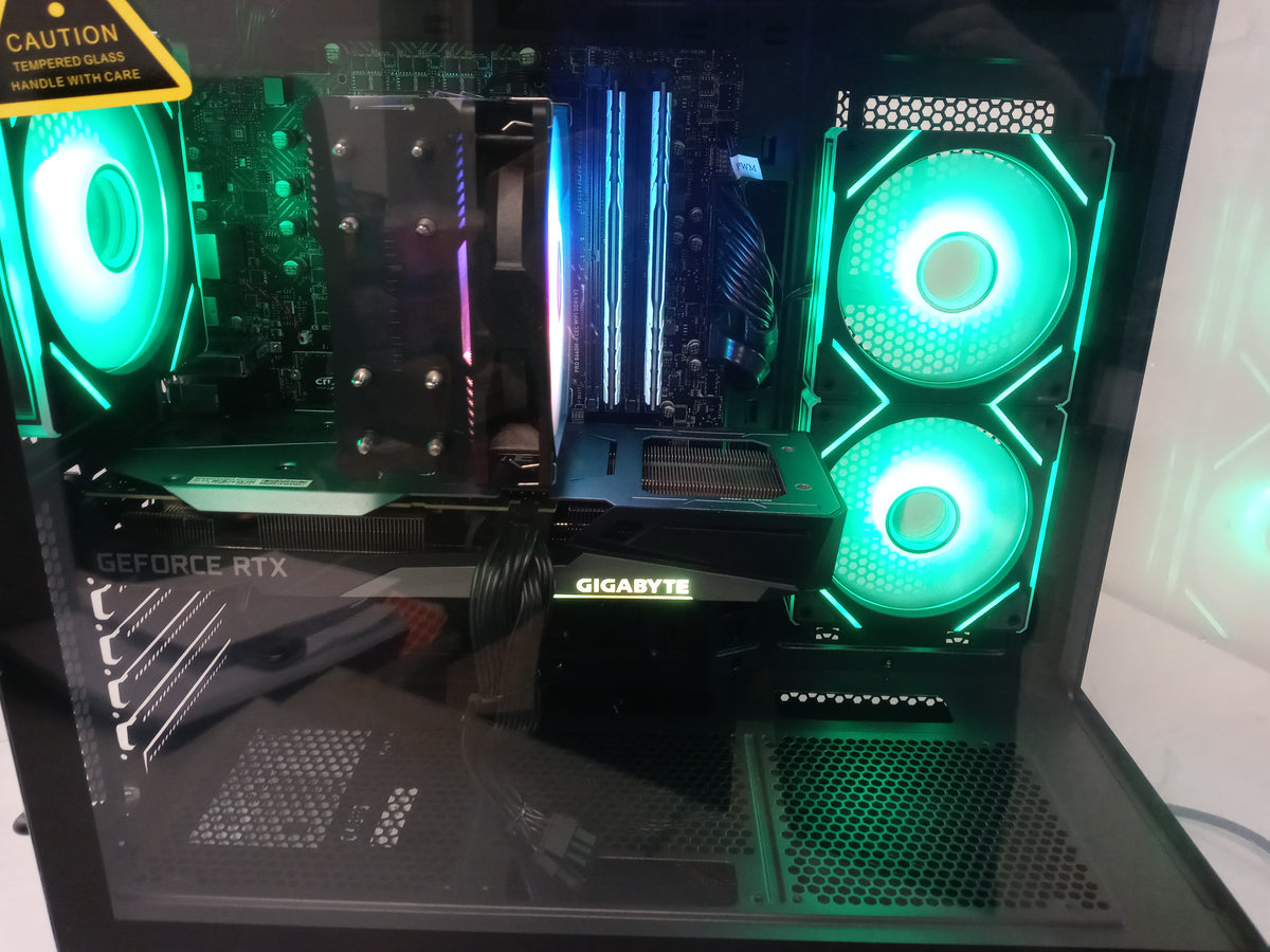Custom Build Gaming PC Intel i5-12400T 16GB 1TB SSD RTX 3060 12GB WiFi ...