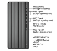 Load image into Gallery viewer, HP Envy TE01-5354 Desktop PC Intel i7-8700 16GB DDR4 512GB SSD WiFi Windows11
