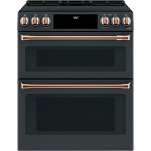 Load image into Gallery viewer, Café Induction Range Brushed Copper Knobs and Handles Set - CXFCHHKPMCU
