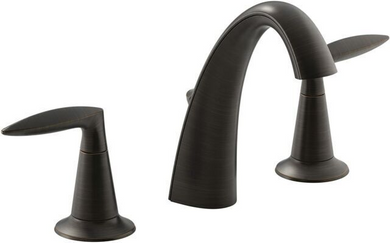 Kohler Alteo Widespread bathroom sink faucet K-45102-4-2BZ Oil Rubbed Bronze