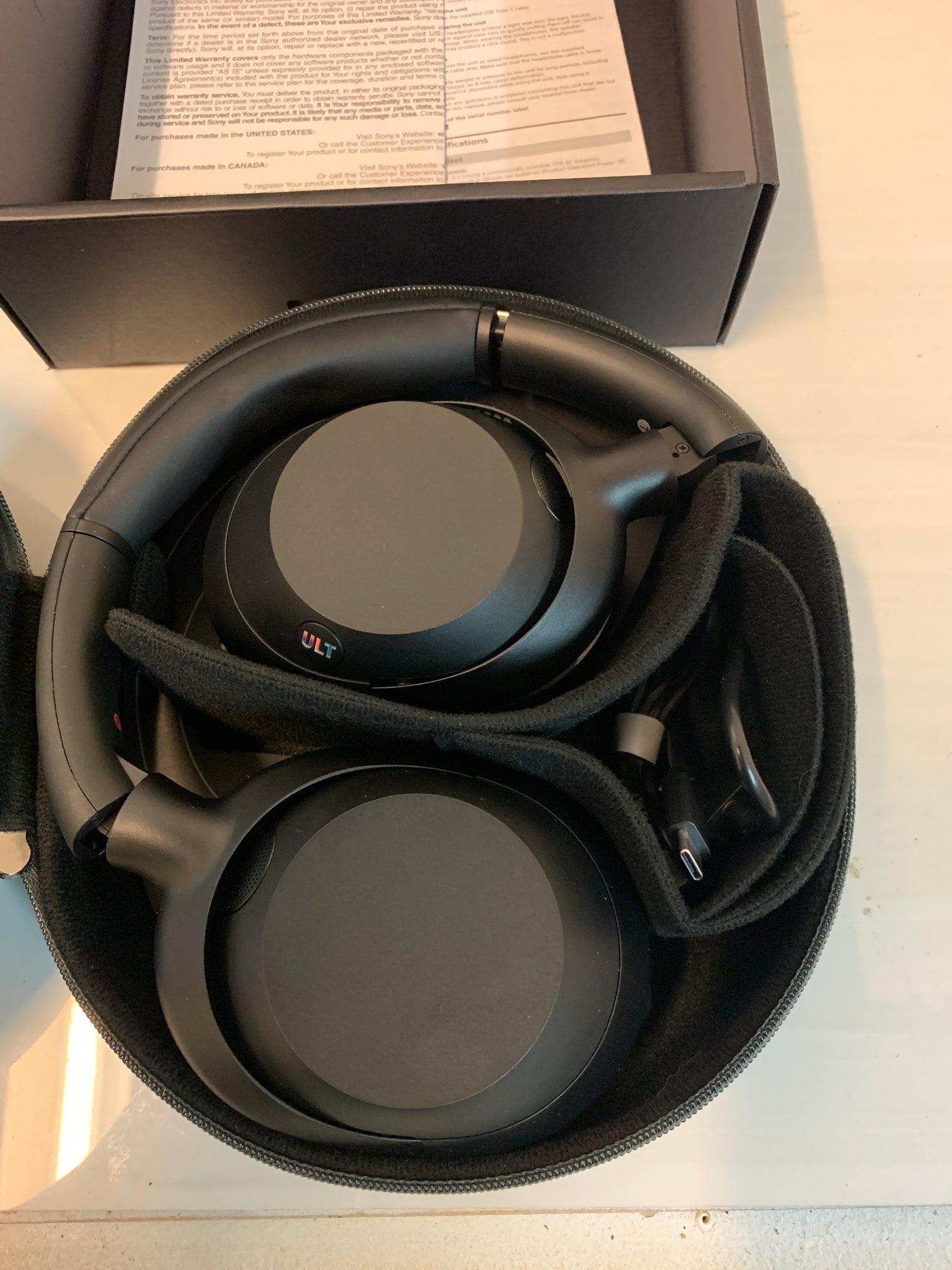 【ジャンク】SONY ULT WEAR ブラックWH-ULT900N ケース付 Sony - ULT WEAR Wireless Noise Canceling Headphones | NT