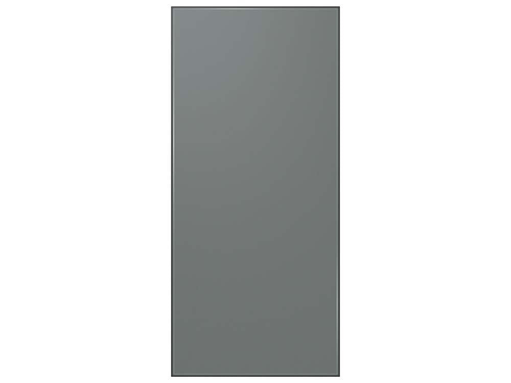 Samsung - Bespoke 4-Door Flex Refrigerator Panel - Top Panel - Gray Glass