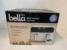 Load image into Gallery viewer, Bella Pro 4QT TriZone Touchscreen Air Fryer Dual Basket (90229)
