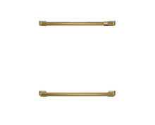 Load image into Gallery viewer, Café - Two 27&quot; Handle Kit for Café Wall Oven - Brushed Brass (CXWD7H0PNCG)
