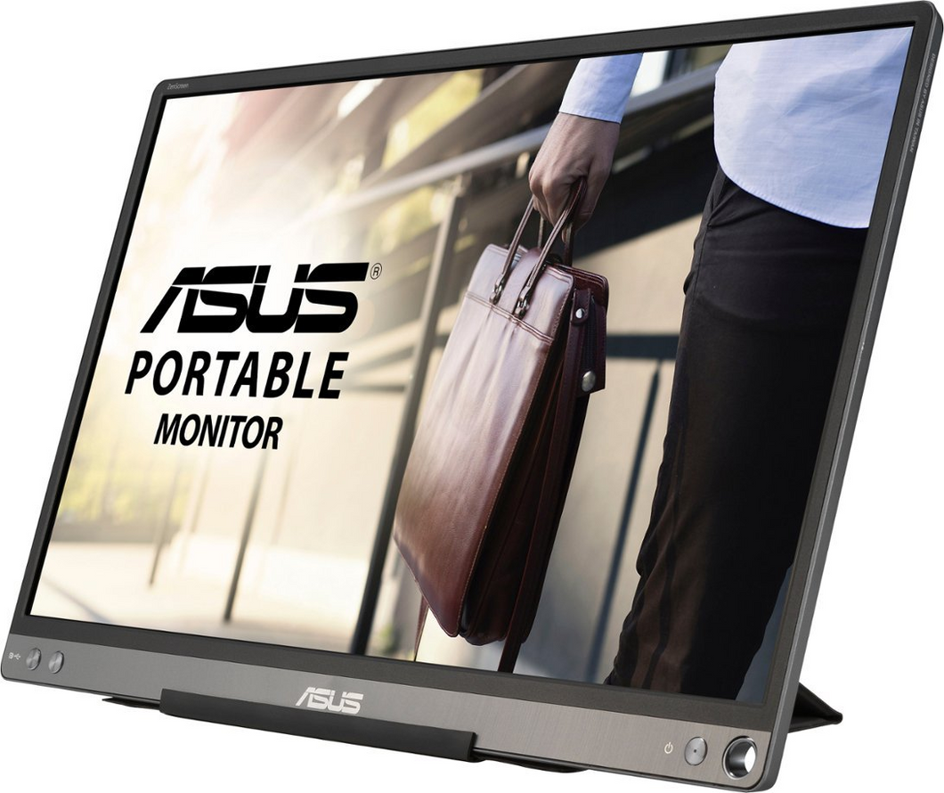 ASUS MB16ACE ZenScreen 15.6” IPS FHD USB Type-C Portable Monitor with Smart Case