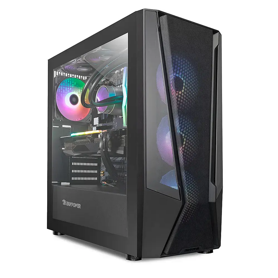 iBUYPOWER TraceMesh Gaming PC i9-14900KF 32GB 2TB SSD RTX 4070 12GB Liquid Cool