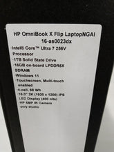 Load image into Gallery viewer, HP OmniBook X Flip 2in1 16" 2K Touch Laptop Intel Ultra 7 256V 16GB 1TB SSD Gray

