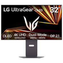 Load image into Gallery viewer, LG UltraGear 32GX870A-B 32" OLED 4K UHD 240Hz, FHD 480Hz G-SYNC Gaming Monitor
