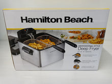 Load image into Gallery viewer, Hamilton Beach 35036 Professional Style Deep Fryer 4.7 Quart 12 Cup 2 Baskets

