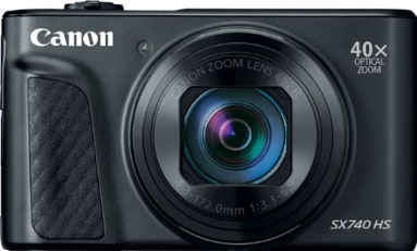 Canon PowerShot SX740 HS 20.3-Megapixel Digital Camera - Black