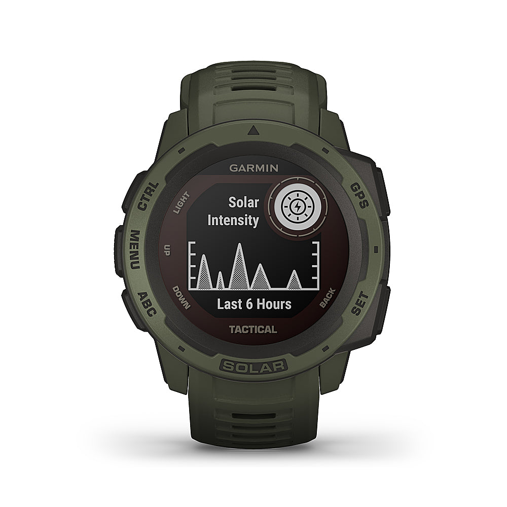 Garmin Instinct Solar Tactical Edition GPS Smart Watch - Moss (010-02293-14)