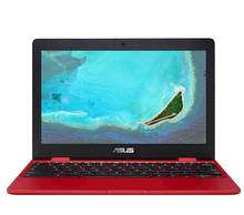 Load image into Gallery viewer, Asus Chromebook C223N 11.6&quot; Intel N3350 4GB 32GB eMMC Chrome Red C223N-DH02-RD
