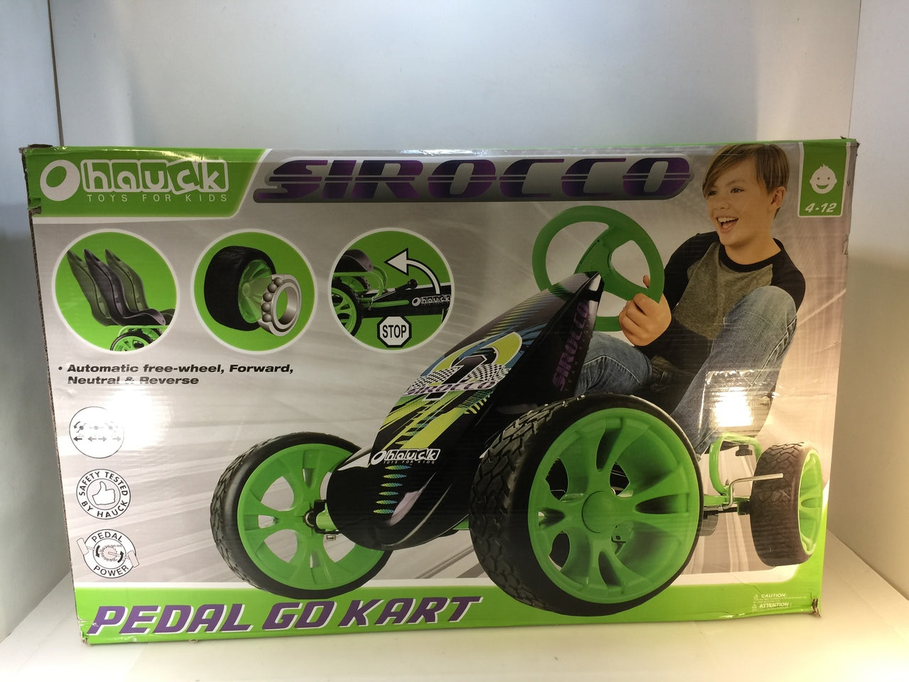 hauck toys pedal go kart Hauck Sirocco T90705 Green Pedal Go Kart – NT Electronics LLC