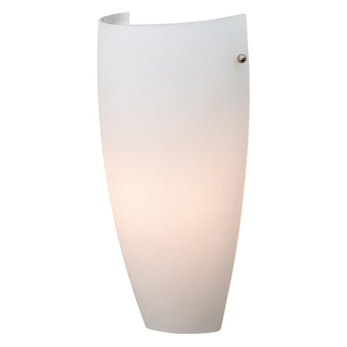 Access Lighting Daphne 1-White Light Wall Sconce with Opal Glass Shade 20415-OPL
