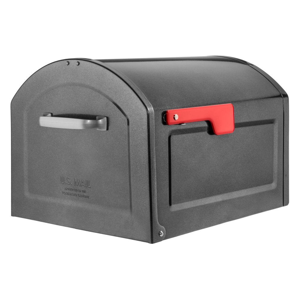 Architectural Mailboxes Centennial Large Capacity Mailbox with Red Flag