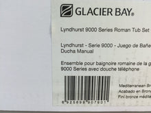 Load image into Gallery viewer, Glacier Bay 883-0027H2 Lyndhurst 3-Handle Roman Tub Faucet Mediterranean Bronze
