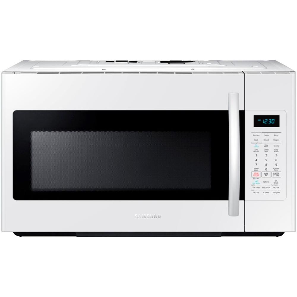 Samsung 1.8 cu. ft. Over the Range Microwave Sensor Cooking White ME18H704SFW