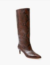 Load image into Gallery viewer, Loeffler Randall Gloria Tall Kitten Heel Boot, Mocha Size 9
