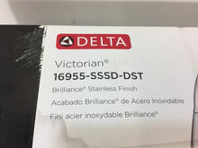 Load image into Gallery viewer, Delta 16955-SSSD-DST Victorian 1-Handle Pull-Down Kitchen Faucet Stainless
