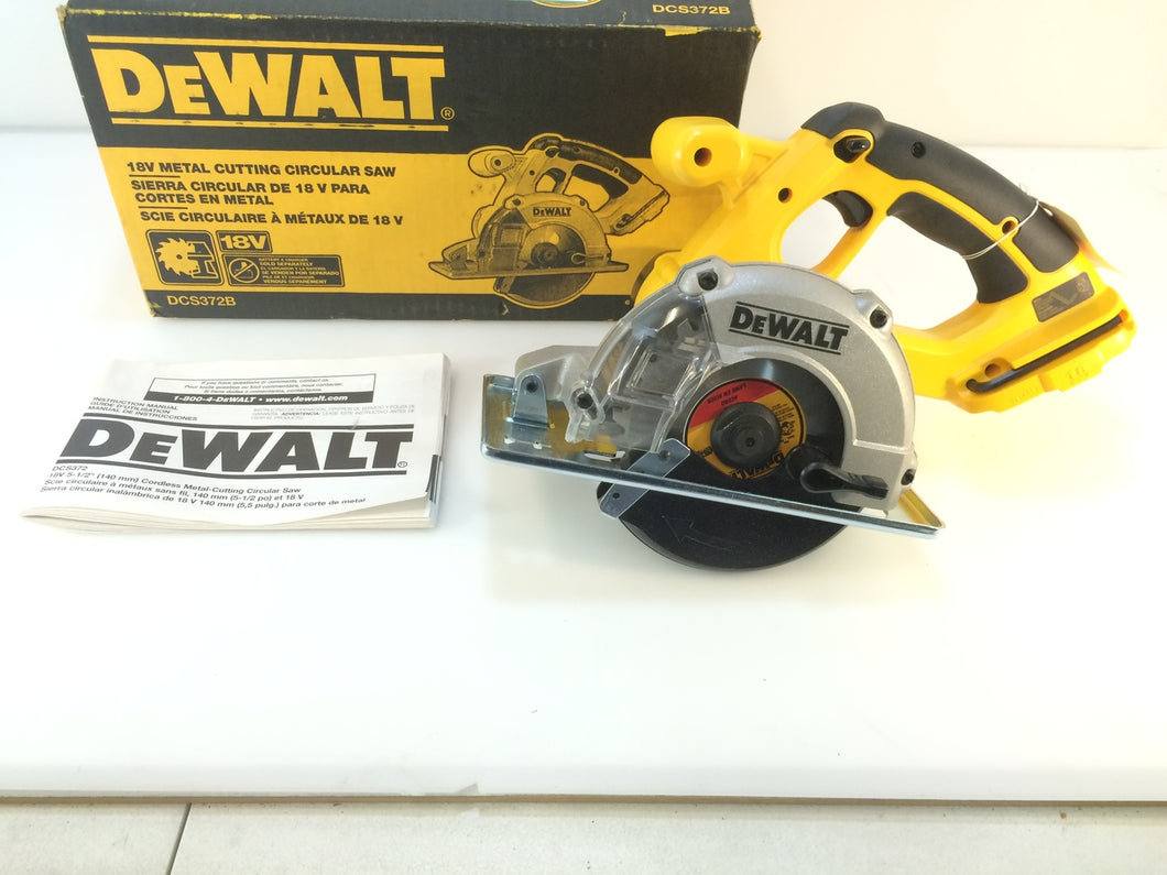 DEWALT DCS372B 18V Metal Cutting Circular Saw Tool Only