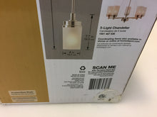 Load image into Gallery viewer, Hampton Bay NB 03307 1-Light Brushed Nickel Mini Pendant 1001467498
