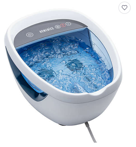 HoMedics FB-655HJ Shiatsu Foot Spa Heat Deep Kneading Vibrating Pedicure Tub