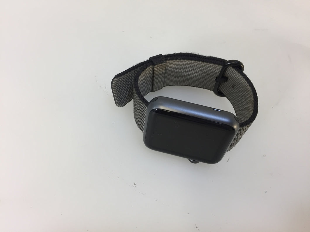 Apple Watch Series 1 MJ3N2LL/A 42mm Sport Aluminum Case with Woven Nylon Band
