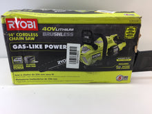 Load image into Gallery viewer, Ryobi RY40530 14 in. 40V Brushless Lithium-Ion Cordless Chainsaw

