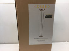 Load image into Gallery viewer, Adesso Odyssey 71 in. Satin Steel Tall Floor Lamp 5233-22
