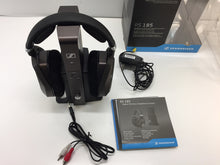 Load image into Gallery viewer, Sennheiser RS 185 Headband Wireless Headphones 505564 - Black
