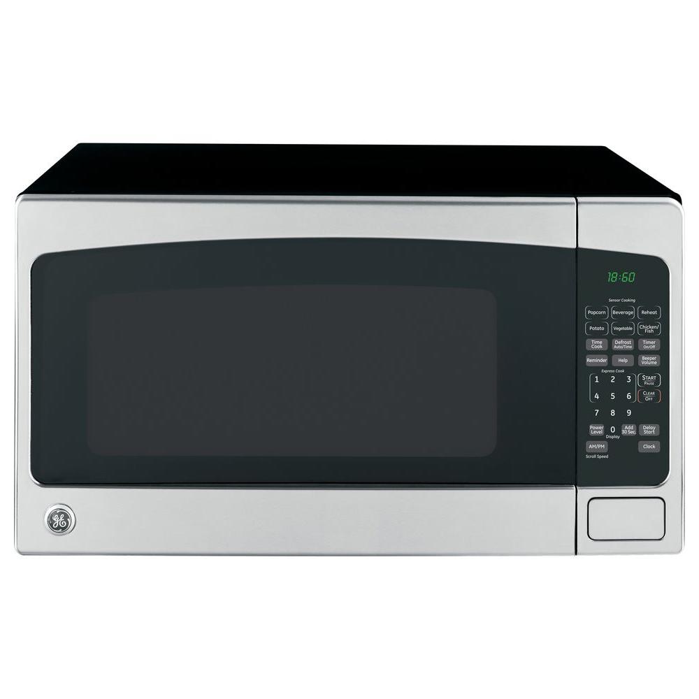 GE 2.0 cu. ft. Countertop Microwave in Stainless Steel JES2051SNSS