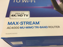Load image into Gallery viewer, Linksys EA9300 MAX-STREAM AC4000 MU-MIMO TRI-BAND Router for 4K/HDTV

