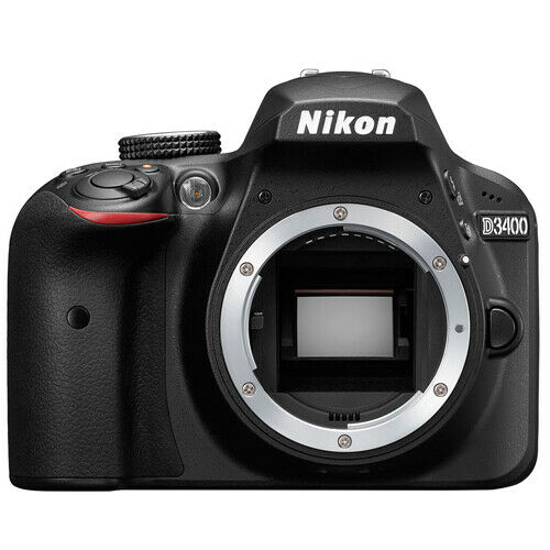 Nikon D3400 24.2MP Digital SLR Camera Body Only - Black , NOB