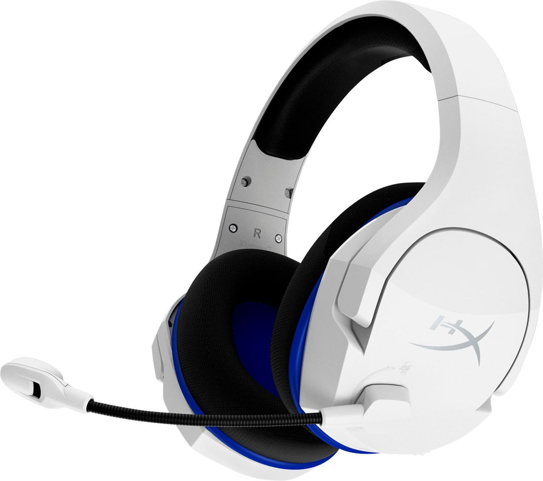 HyperX Cloud Stinger Core Wireless Gaming Headset for PS4, PS5, PC - White/Blue