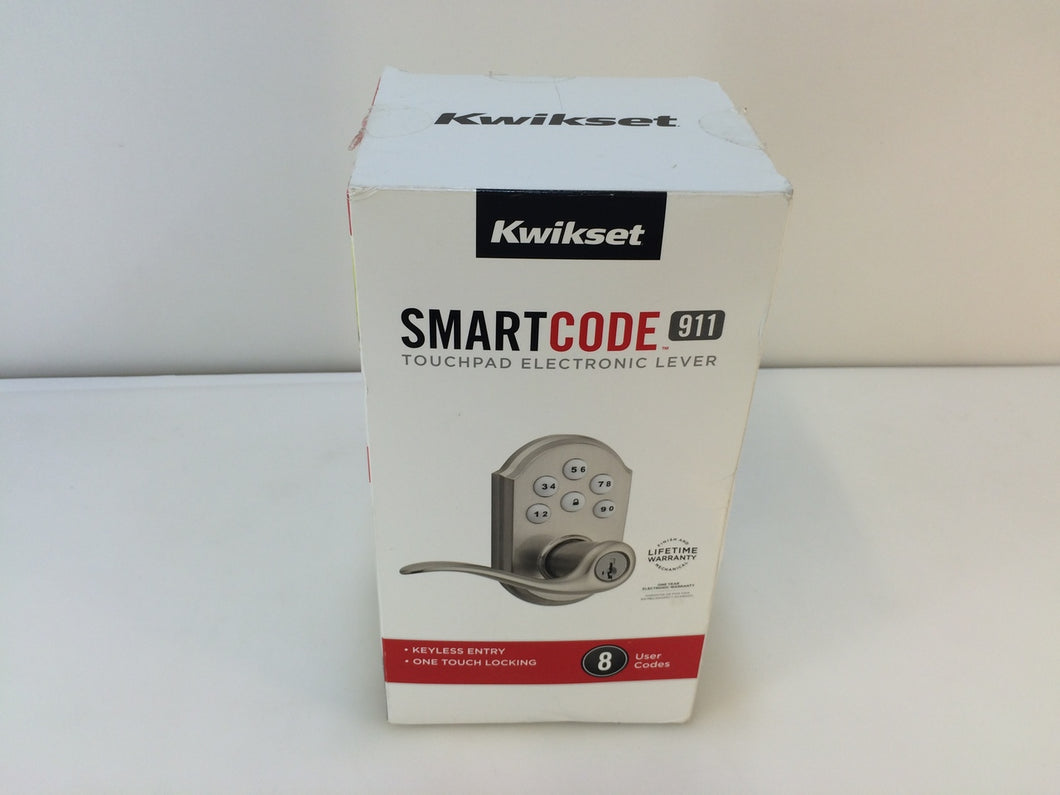 Kwikset 99110-008 SmartCode Electronic Lock, Satin Nickel