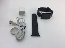 Load image into Gallery viewer, Apple Watch 42mm Stainless Steel Case BLACK Sport Band - (MJ3V2LL/A)
