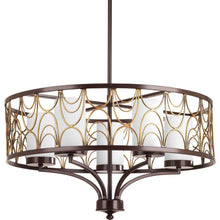 Load image into Gallery viewer, Progress Lighting Cirrine 5-Light Antique Bronze Chandelier P4700-20
