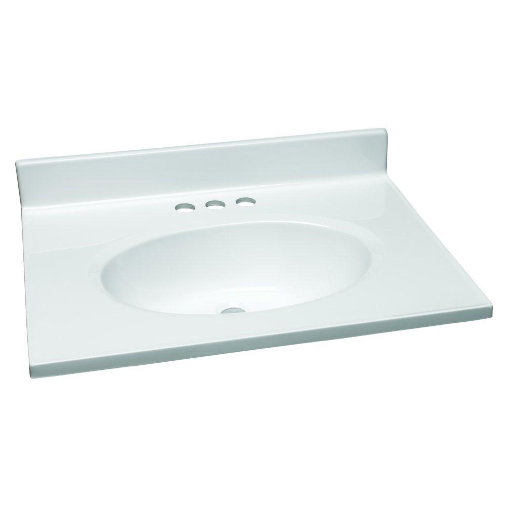 Design House 551267 Cultured Marble Vanity Top 25