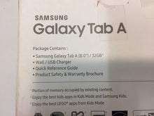 Load image into Gallery viewer, Samsung Galaxy Tab A SM-T380 32GB, Wi-Fi, 8 inch - Black SM-T380NZKEXAR
