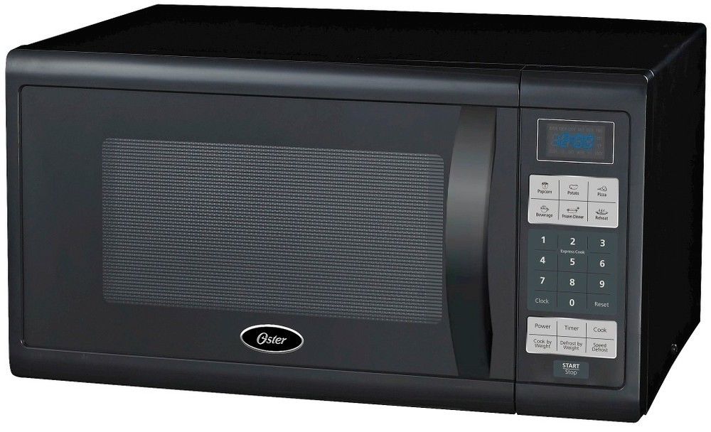GE 1.1-cu ft 1100-Watt Countertop Microwave (Black) at