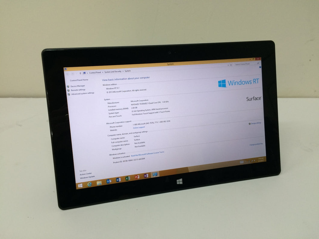 Microsoft Surface RT 10.6
