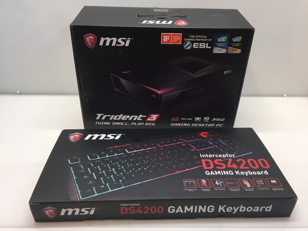 MSI Trident 3 MS-B920 9SH-444US Gaming Desktop i5-9400F 2.9Ghz 8GB 512GB SSD