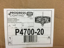 Load image into Gallery viewer, Progress Lighting Cirrine 5-Light Antique Bronze Chandelier P4700-20
