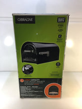 Load image into Gallery viewer, Gibraltar WM16KB01 Wyngate Locking Post-Mount Mailbox in Black
