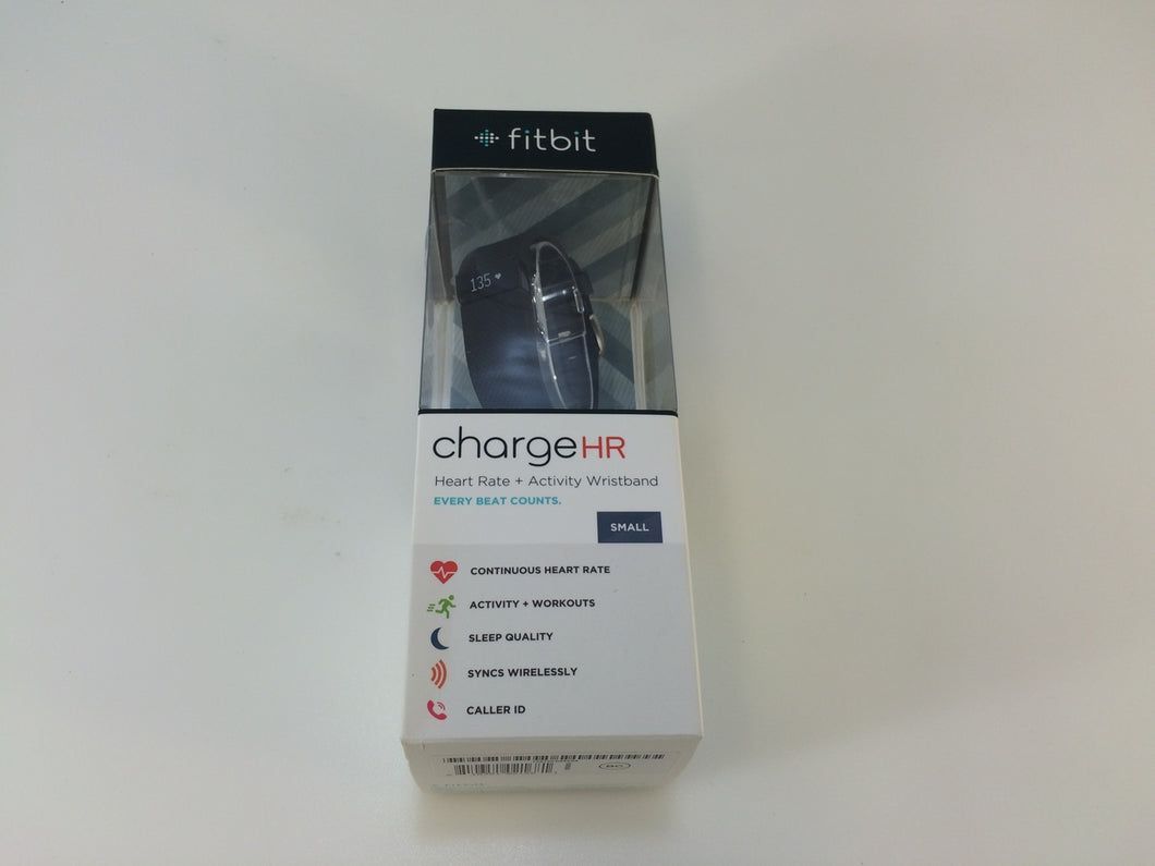 Fitbit Charge HR HR FB405BKS Wireless Activity Wristband, Black Small