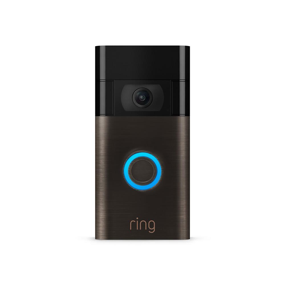 Ring Door Bell Camera 1080p 2nd Gen Wi-Fi Video Wired Wireless